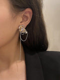 OOTDGIRL 2024 New Original Stylish Irregular Chains Earrings
