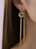 OOTDGIRL 2024 New Original Stylish Copper Tassels Earrings