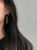 OOTDGIRL 2024 New Stylish Punk Asymmetric Earrings Accessories