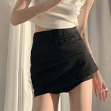 OOTDGIRL  High Waist Women Skirt Korean Fashion Streetwear Slim Skits Y2K Elegant Female All Match Mini Skirts Summer New