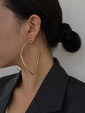 OOTDGIRL 2024 New Statement Simple Chic Geometric Earrings