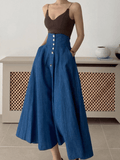 OOTDGIRL 2024 New Niche V-neck Knitted Camisole & High-waisted Skirt Suits Set