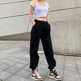 Ootdgirl  Harajuku Joggers Wide Leg Sweatpants Women Trousers High Waist Pants Streetwear Korean Casual Sporting Pant Femme Fall