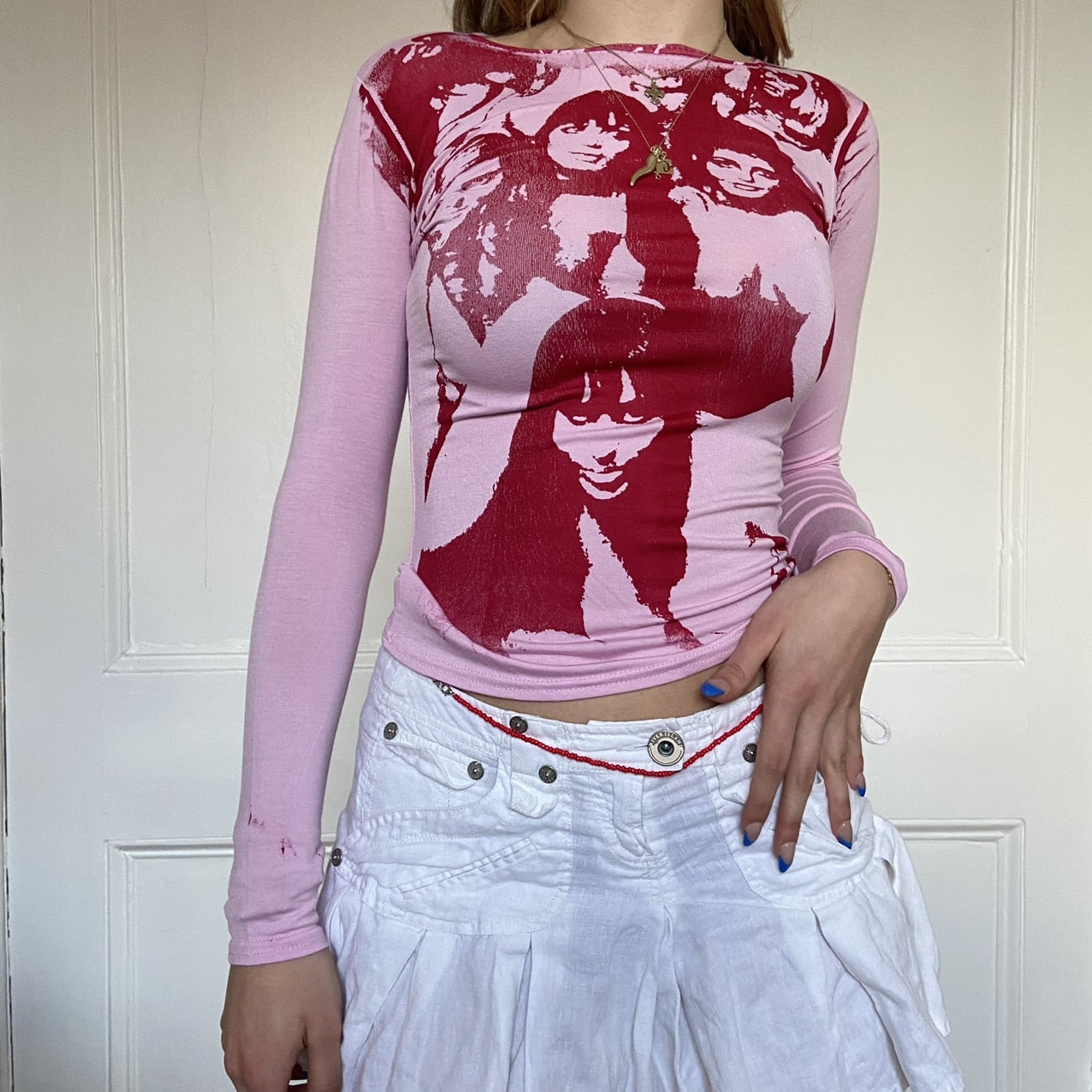 OOTDGIRL Y2K Harajuku Gothic Tank Top E-Girl Aesthetic Sleeveless Cropped Tee Punk Style Vintage Printed Mini Vest Women Summer Camisole