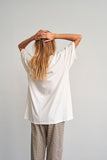 Ootdgirl  Spring summer women long tshirt oversized cotton short sleeve O neck top new fashion female T-shirt