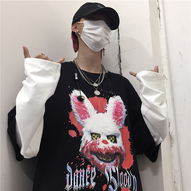 Ootdgirl  Mall Goth Tops Graphic T Shirts 2022 Women Japanese Streetwear Fashion Korean Style Tshirt Oversize Gothic Punk Aesthetic