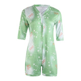 Signs Bodysuit  Women Long Sleeve Bodycon Pajama Romper Women Shorts Leotard Playsuit Overalls Sleepwear 0520