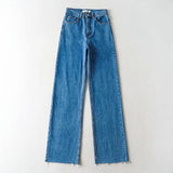 Ootdgirl  Casual Fashion Straight Leg Women's Jeans Denim Bottom Harajuku Boyfriend Long High Waist Baggy Jeans Fall Pants