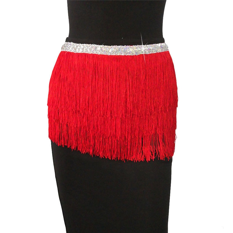 Ootdgirl  Befree White Red Black Tassel Fringe Women Skirt Summer Style Beach Short Mini Skirt  Party High Waist Bandage Skirt Bottom