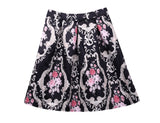 Ootdgirl Summer  Women Retro Floral High Waist Skirt Pleated Ball Gown Skirt Party Club  Midi Skater Skirt