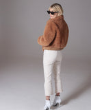 OOTDGIRL Autumn Winter Fashion Women Faux Fur Fluffy Coat Female Zipper Furry Coats Short Jackets Ladies Thick Warm Outerwear