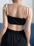 Ootdgirl  Gothic Print Crop Tops Women Spaghetti Straps Tank Top Summer  Backless Slim Vests Y2K Femme Basic Tee Korean 2022