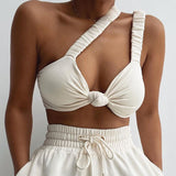 Ootdgirl  Twist Front Bralette  Crop Top Women Clothing Summer 2022 Ladies Backless Tank Tops Going Out Outifts C85-BE10