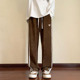 Ootdgirl Vintage Corduroy Wide Leg Pants Women Casual Baggy Harajuku Streetwear Trousers Korean Fashion Female Winter Pants Basic
