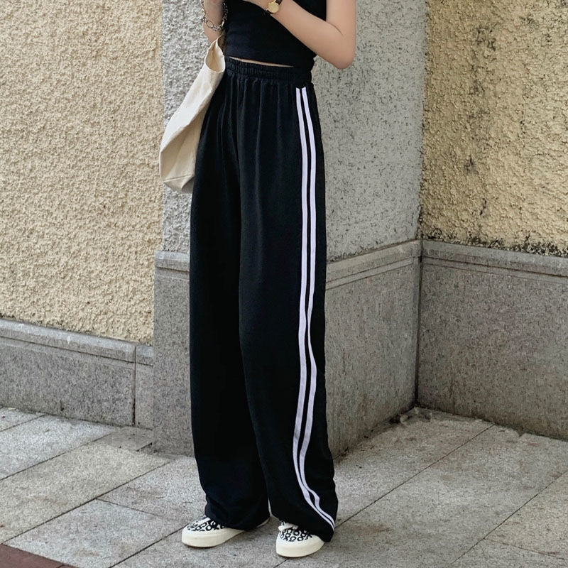 Ootdgirl Black Sweatpants Women Autumn Korean Style Fashion 2021 Print Baggy Pants Joggers Casual All-match High Waist Trousers