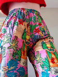 Ootdgirl  Bohemia Print Loose Pants Trousers  Hight Waist Summer 2022 Fashion Casual Female Pattern Trousers Vintage Design