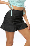 Pleated Ruffle High-Waisted Hip Fishtail Half-Body Skirt