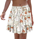 OOTDGIRL Lovemi -  Women's Fashion Stitching Floral Skirt